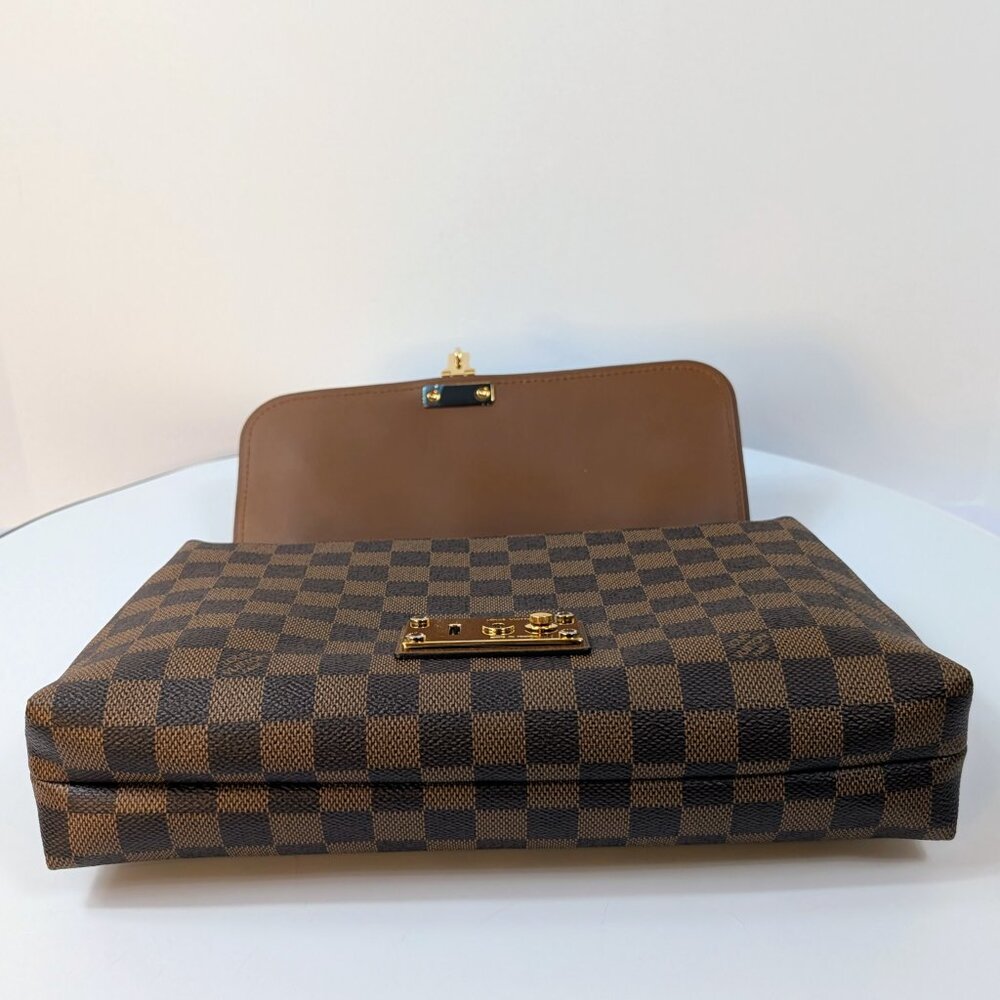 Louis Vuitton Brown Damier Ebene Canvas Pallas Clutch - Picture 8 of 16
